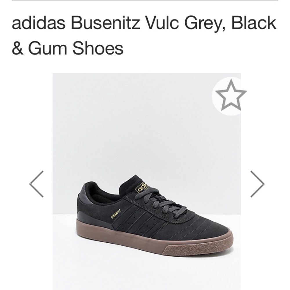 adidas Busenitz Vulc Grey, Black and Gum